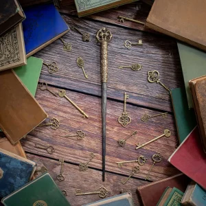 baguette de célébration harry potter sortilège alohomora noble collection