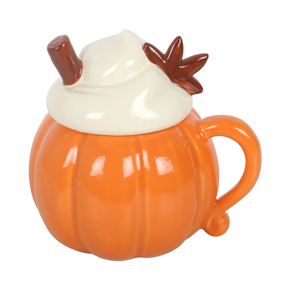 mug citrouille avec couvercle crème pumpkin pie something different