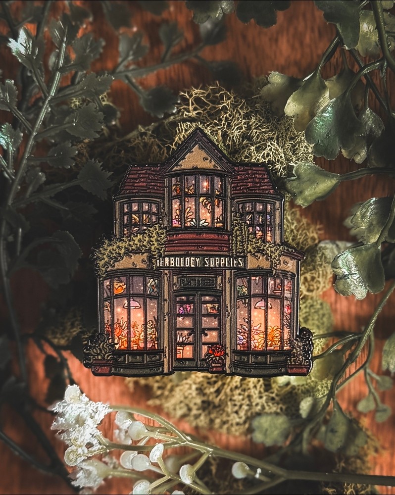 pin's de la boutique de botanique the wizarding trunk