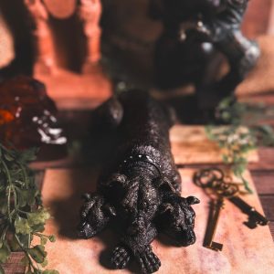 statuette du chien à trois têtes the wizarding trunk
