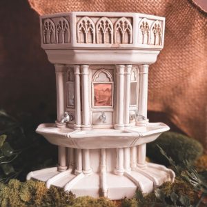 statuette réplique des lavabos de poudlard the wizarding trunk
