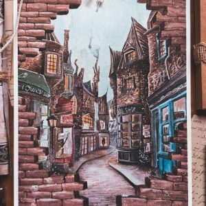 tirage d'art peinture d'un portrait the wizarding trunk (copie)
