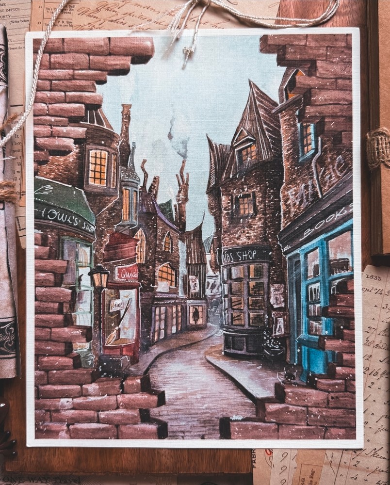 tirage d'art peinture d'un portrait the wizarding trunk (copie)