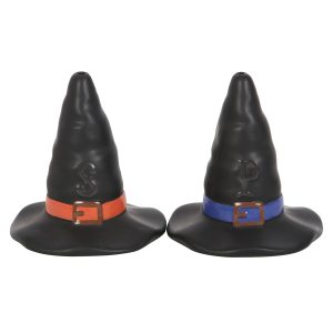 salière et poivrière en forme de chapeau de sorcière something different