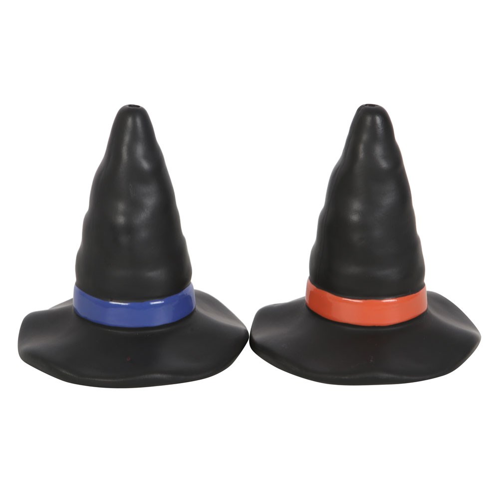 salière et poivrière en forme de chapeau de sorcière something different