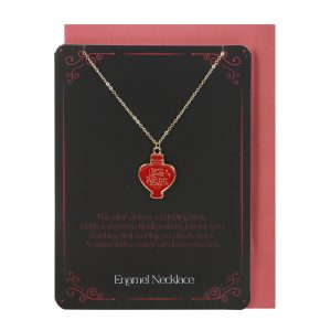 collier avec pendentif love potion et carte de voeux something different
