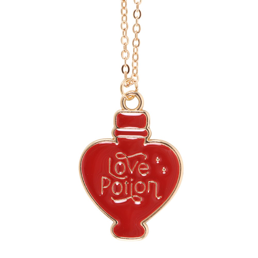 collier avec pendentif love potion et carte de voeux something different